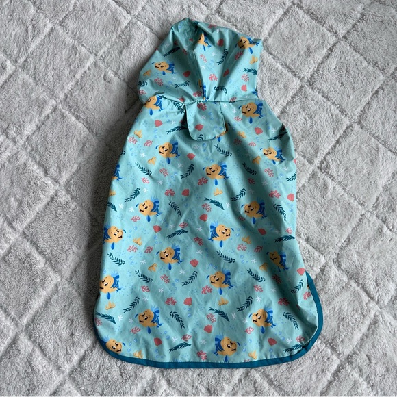 Disney X Chewy | Lightweight Flounder Print Dog & Cat Raincoat | Size Large - Picture 3 of 11